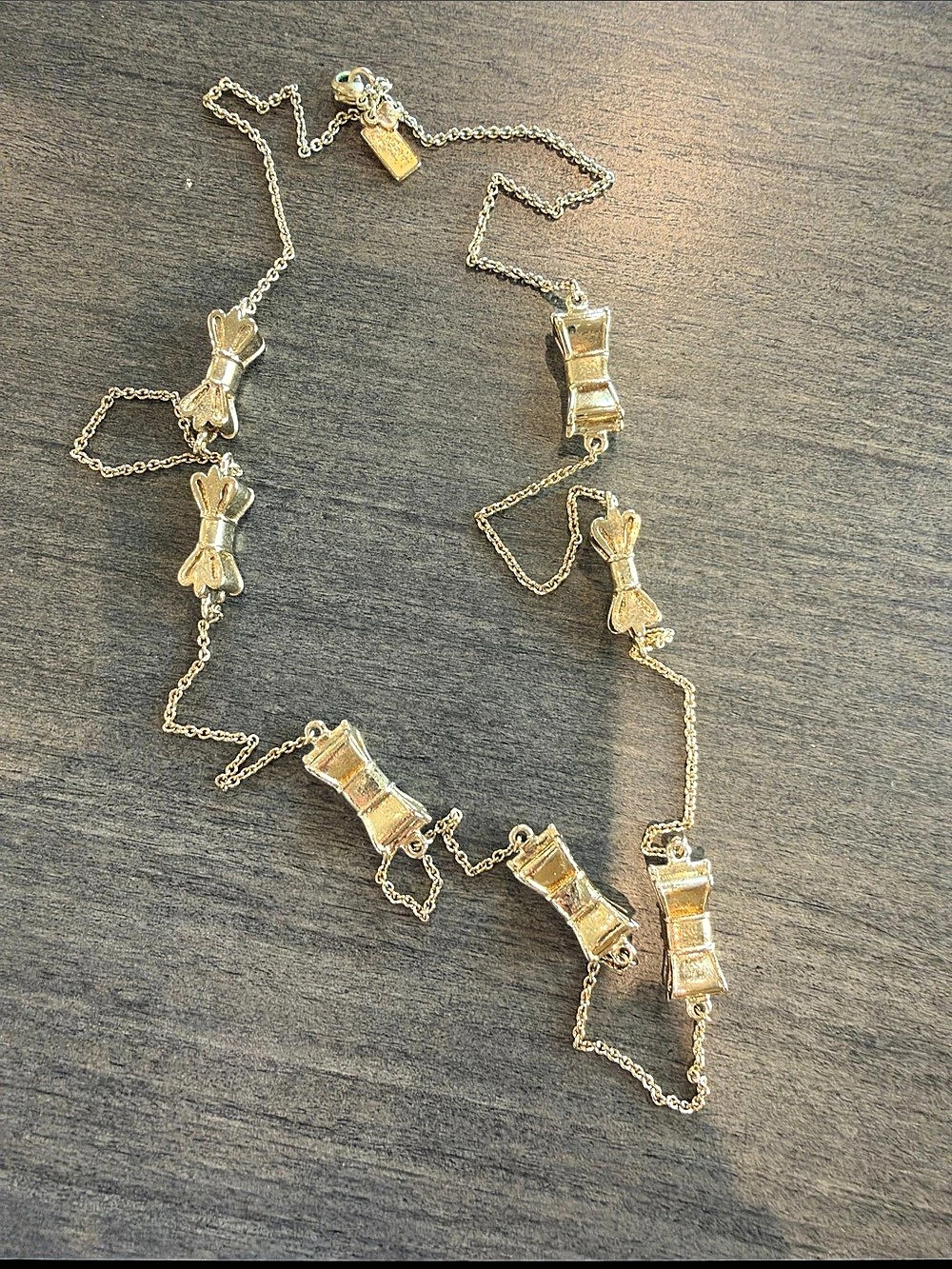 Kate Spade Gold Bow Necklace